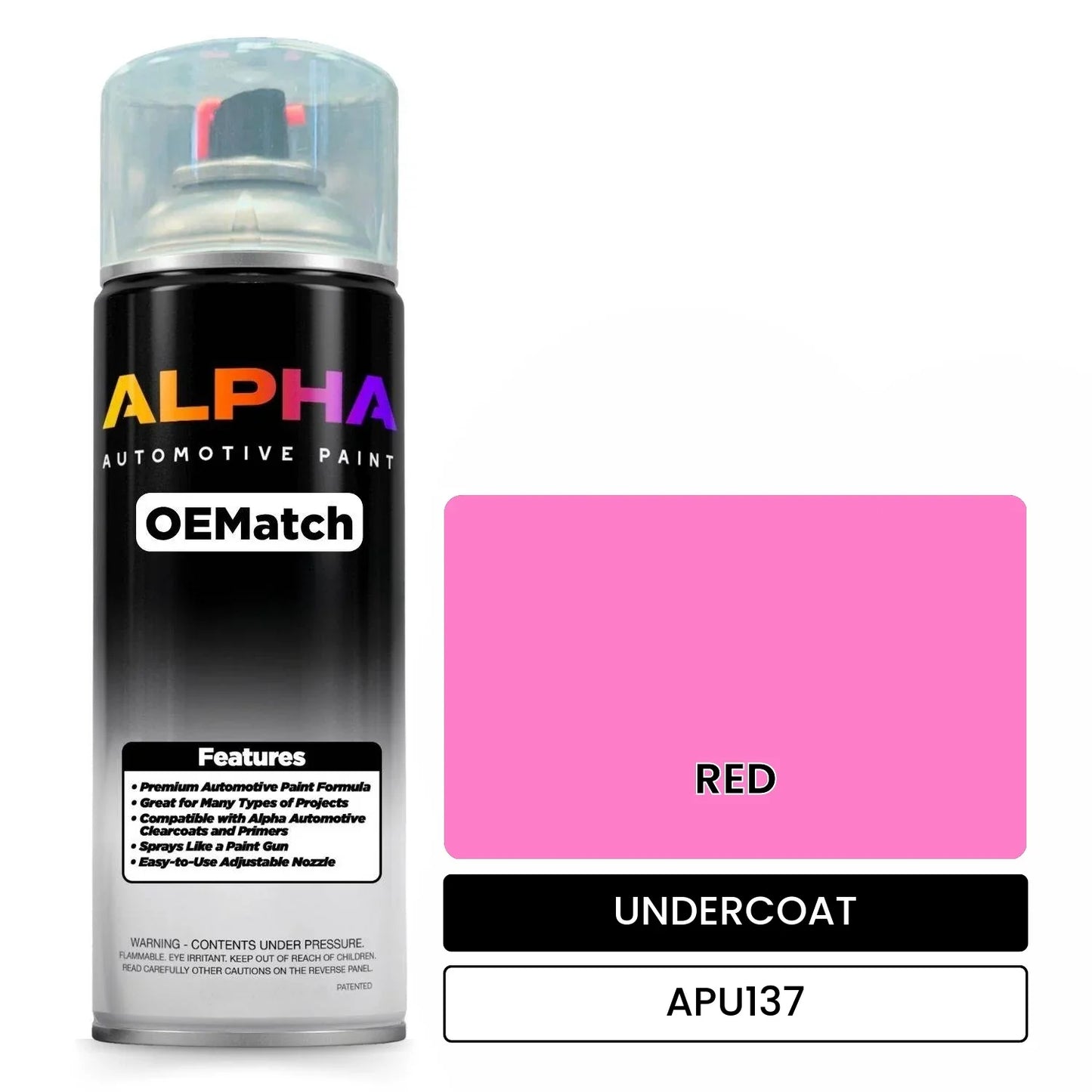 APAPU137 RED OEMatch Spraycan Undercoat