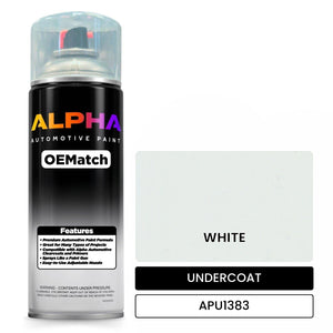 APU1383 WHITE | OEMatch Automotive Spraycan Undercoat
