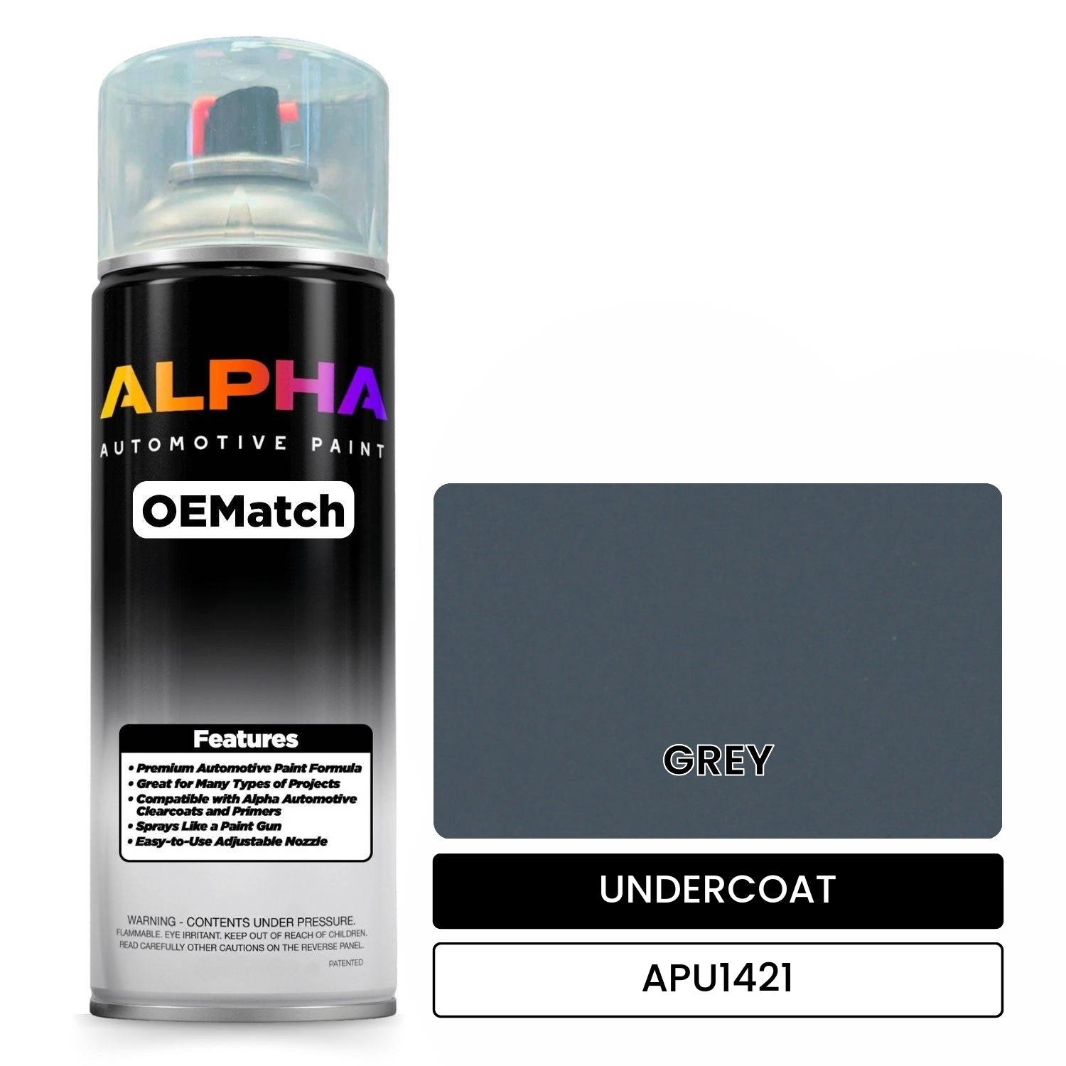 APAPU1421 GREY OEMatch Spraycan Undercoat