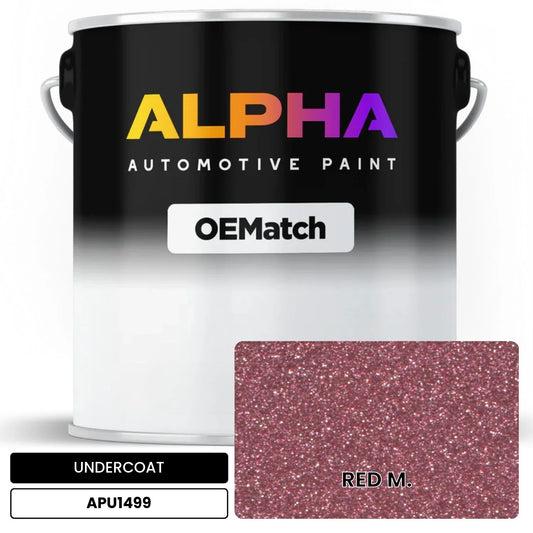 APAPU1499 RED M. OEMatch Automotive Undercoat