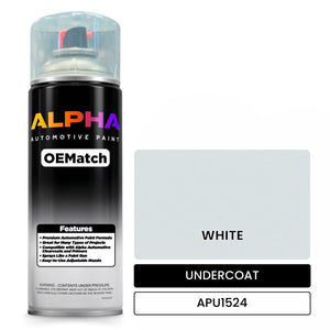 APU1524 WHITE | OEMatch Automotive Spraycan Undercoat