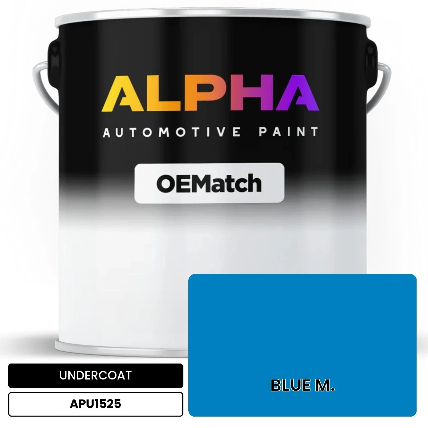 APAPU1525 BLUE M. OEMatch Automotive Undercoat