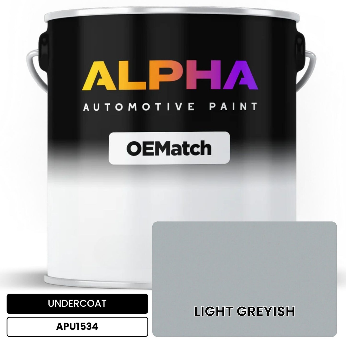 APAPU1534 LIGHT GREYISH OEMatch Automotive Undercoat