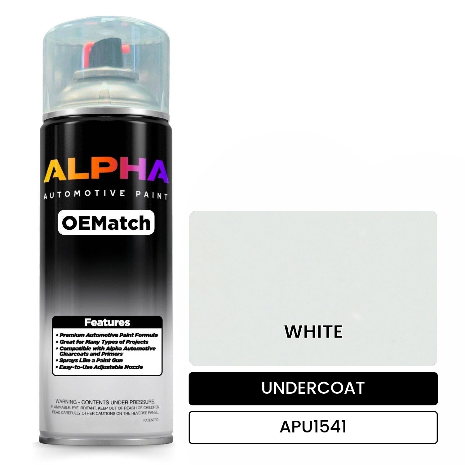 APAPU1541 WHITE OEMatch Spraycan Undercoat