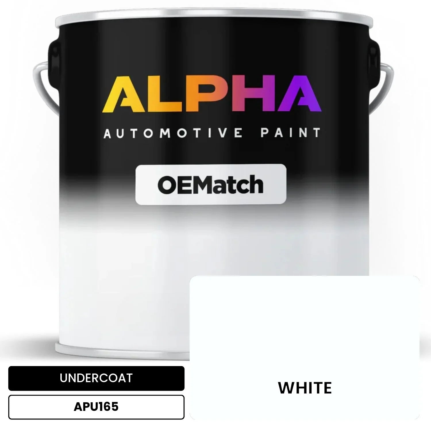 APAPU165 WHITE OEMatch Automotive Undercoat