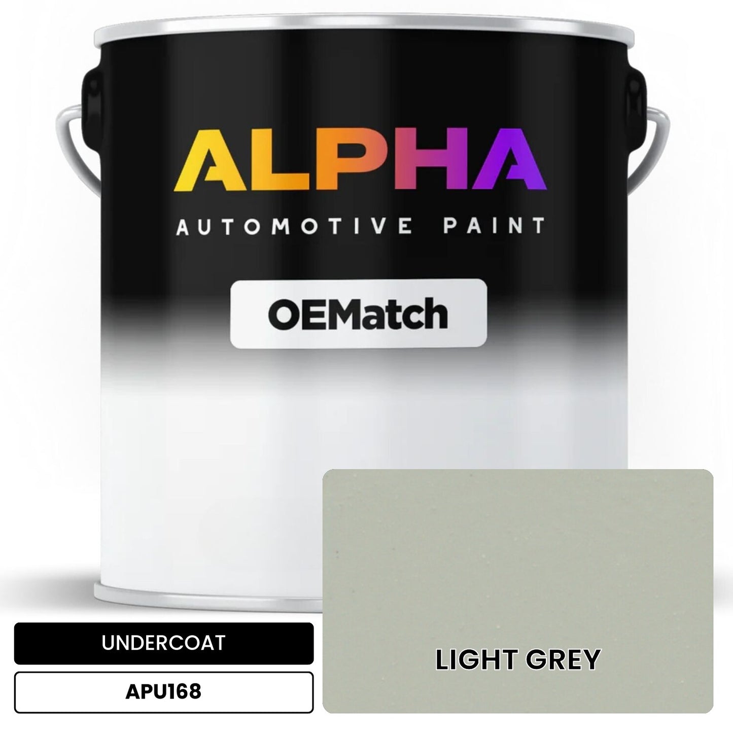 APAPU168 LIGHT GREY OEMatch Automotive Undercoat