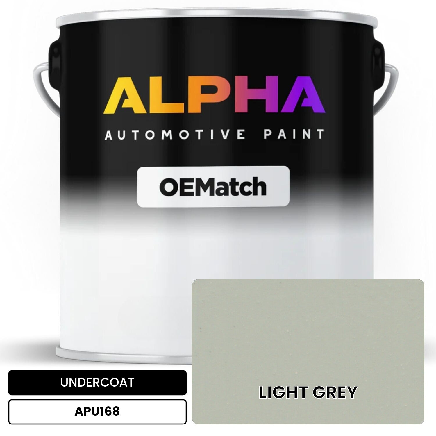 APAPU168 LIGHT GREY OEMatch Automotive Undercoat