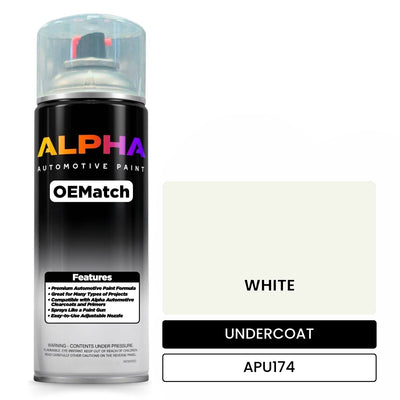 APU174 WHITE | OEMatch Automotive Spraycan Undercoat