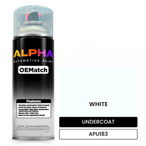 APU183 WHITE | OEMatch Automotive Spraycan Undercoat