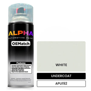 APU192 WHITE | OEMatch Automotive Spraycan Undercoat