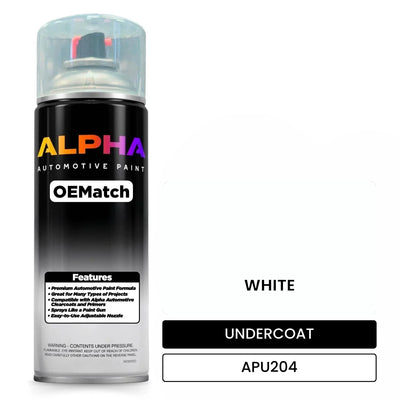 APU204 WHITE | OEMatch Automotive Spraycan Undercoat