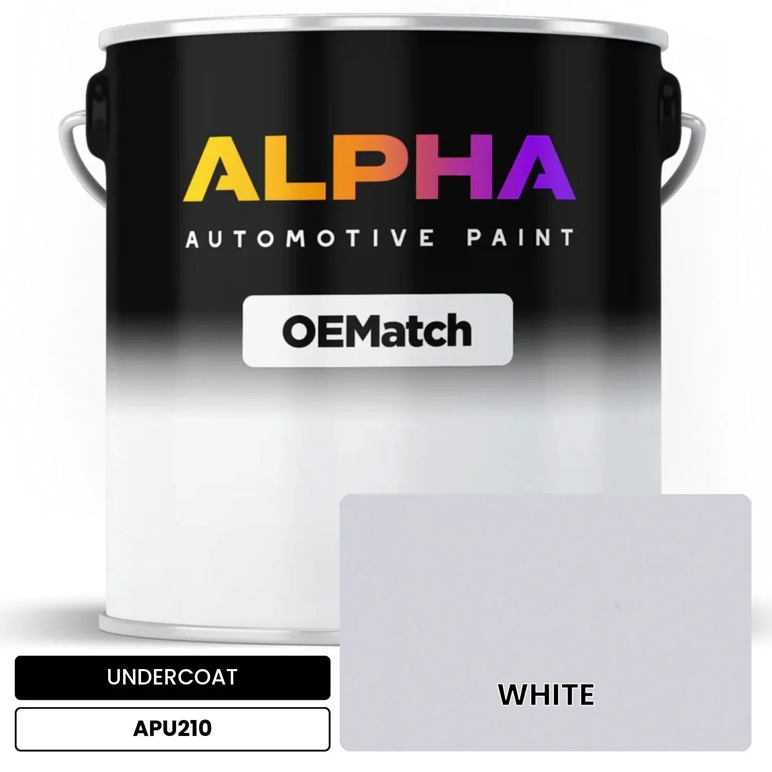 APAPU210 WHITE OEMatch Automotive Undercoat