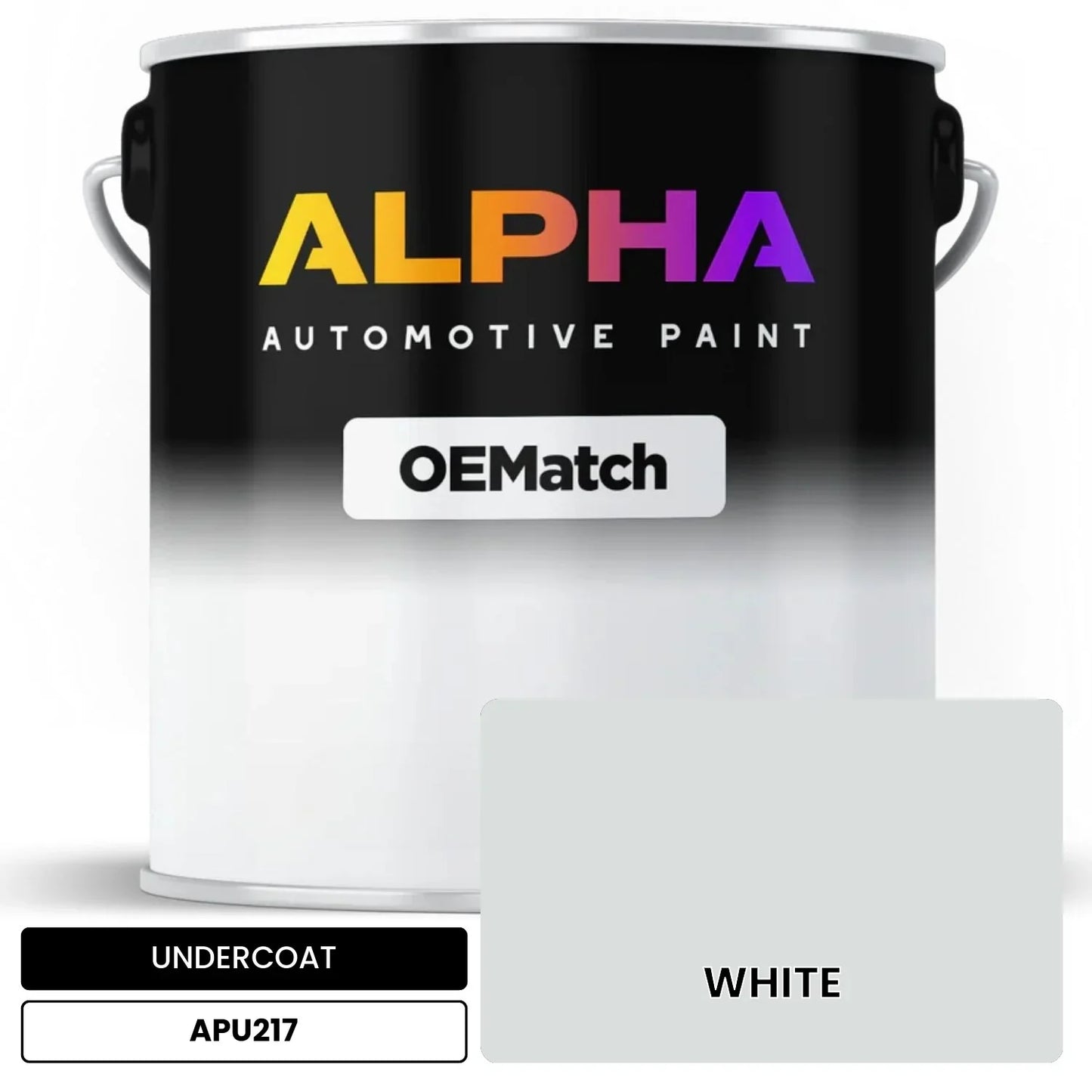 APAPU217 WHITE OEMatch Automotive Undercoat