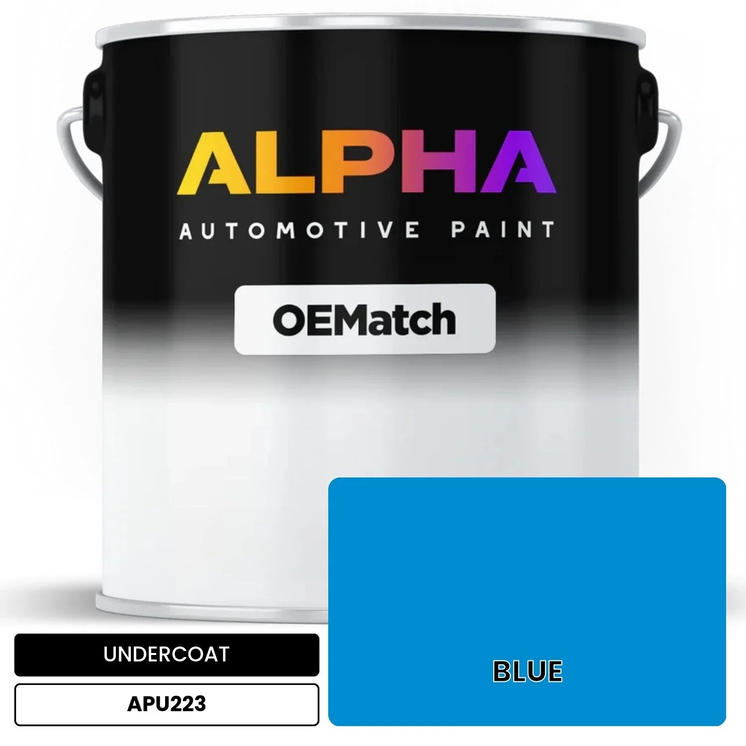 APAPU223 BLUE OEMatch Automotive Undercoat