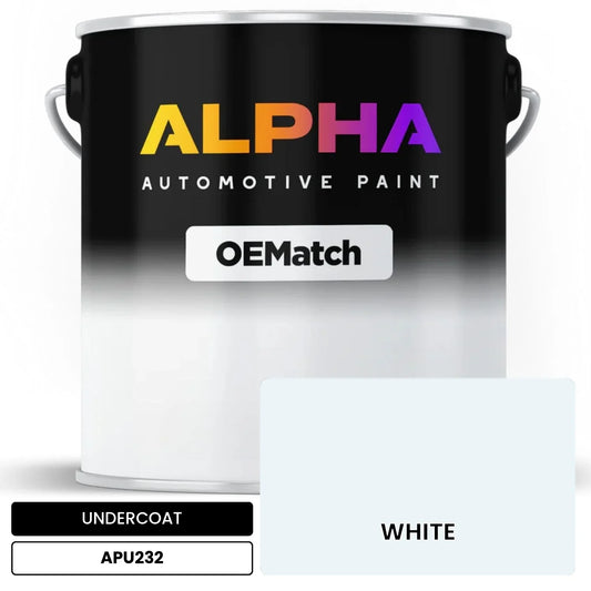APAPU232 WHITE OEMatch Automotive Undercoat