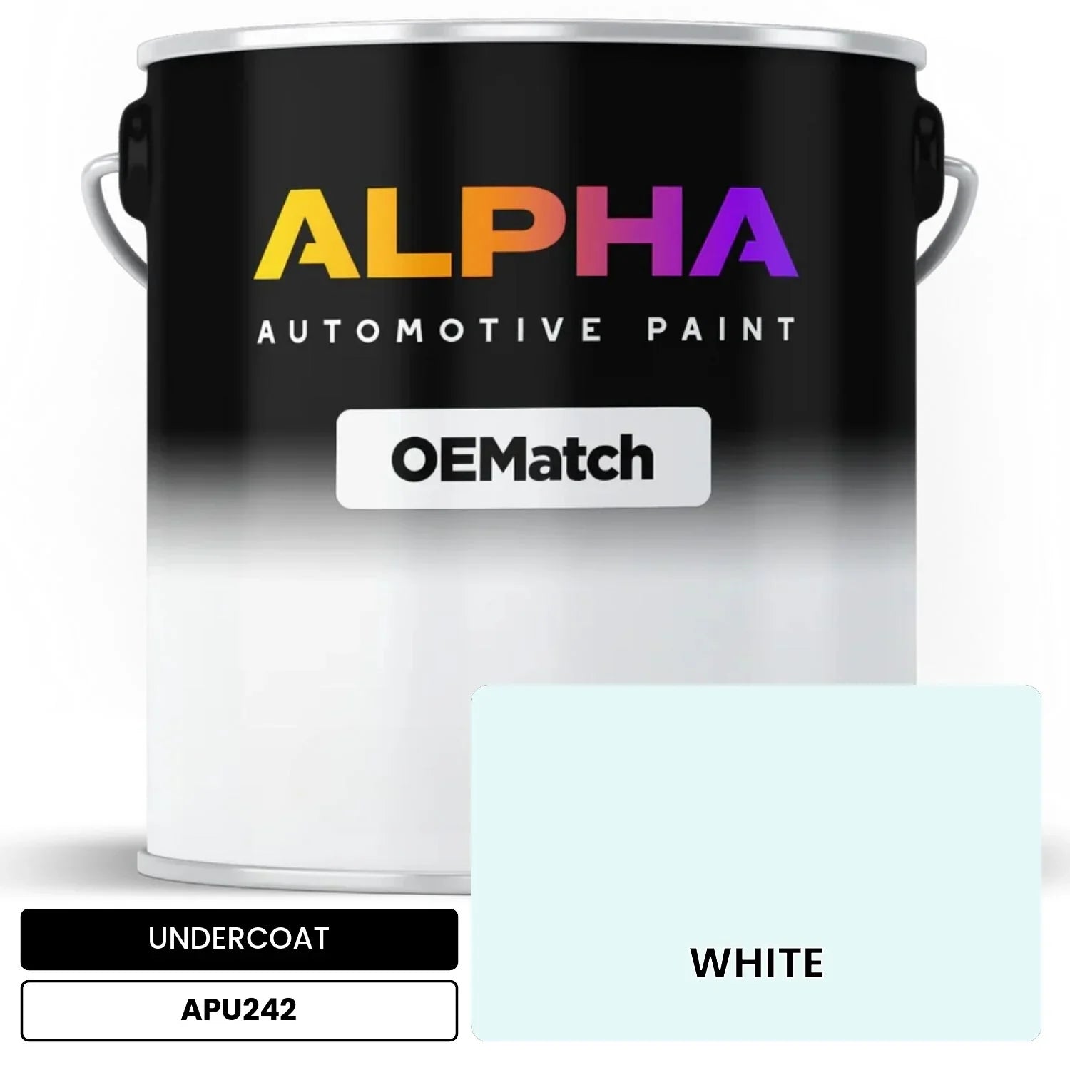 APAPU242 WHITE OEMatch Automotive Undercoat