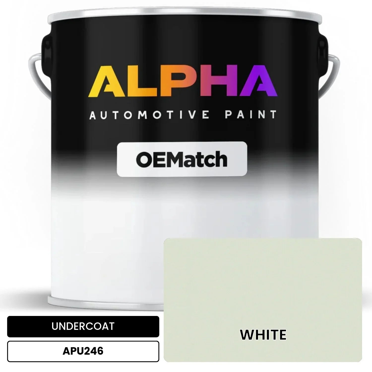 APAPU246 WHITE OEMatch Automotive Undercoat