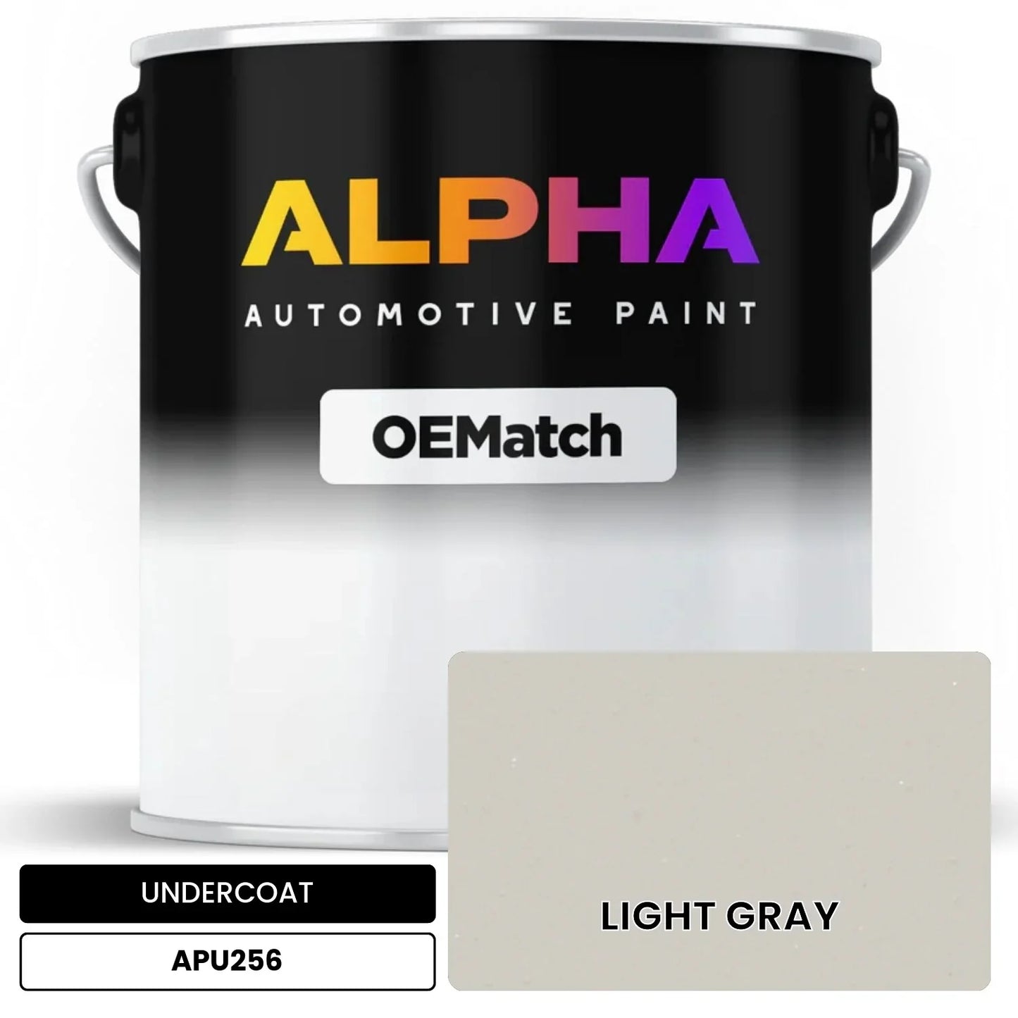 APAPU256 LIGHT GRAY OEMatch Automotive Undercoat
