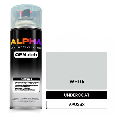 APU268 WHITE | OEMatch Automotive Spraycan Undercoat