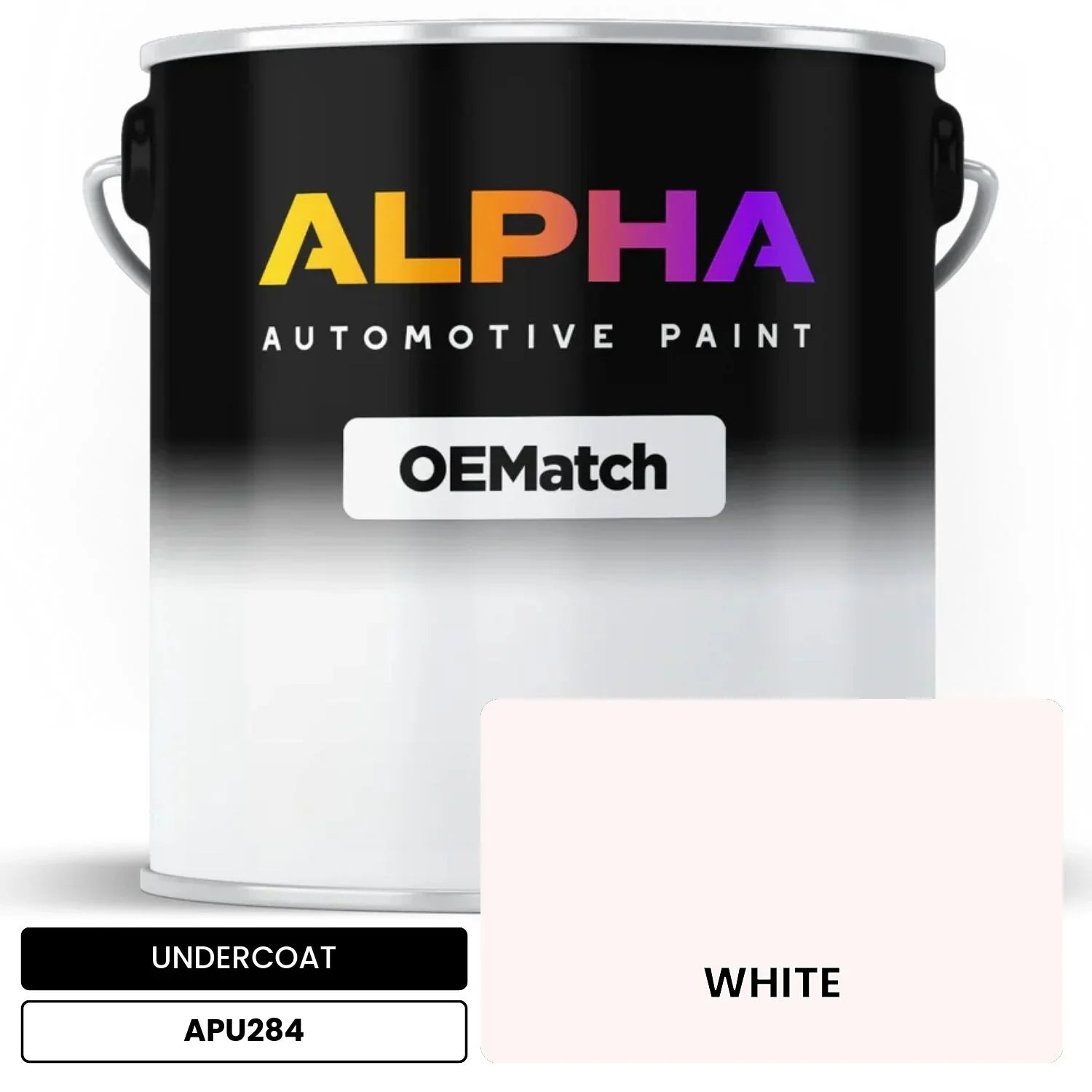 APAPU284 WHITE OEMatch Automotive Undercoat
