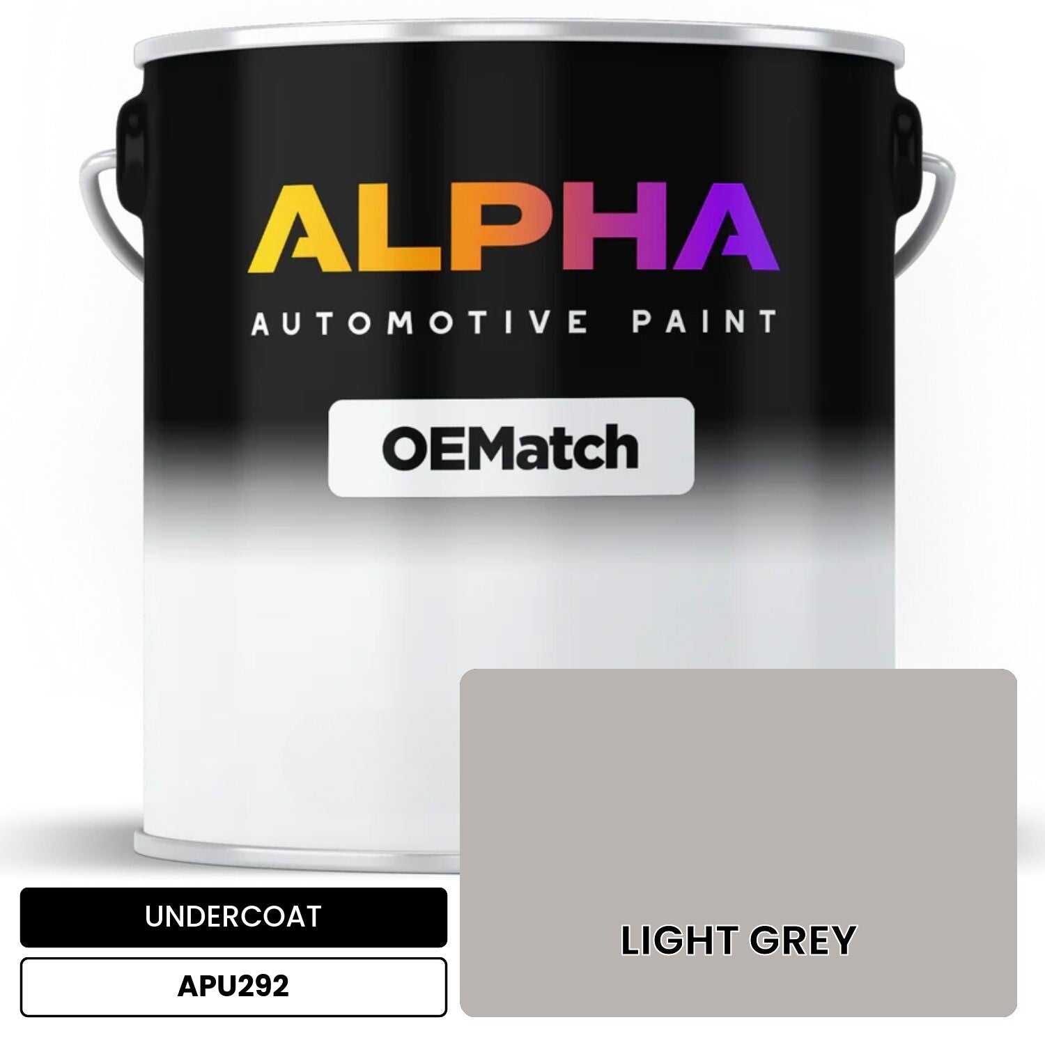 APAPU292 LIGHT GREY OEMatch Automotive Undercoat