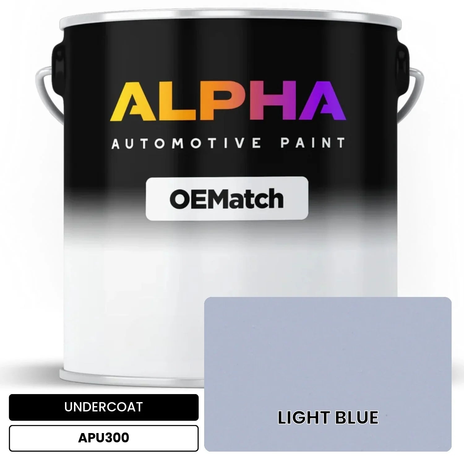 APAPU300 LIGHT BLUE OEMatch Automotive Undercoat