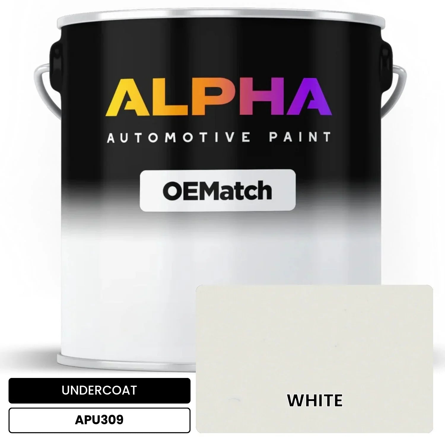 APAPU309 WHITE OEMatch Automotive Undercoat