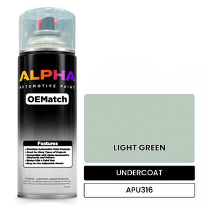 APU316 LIGHT GREEN | OEMatch Automotive Spraycan Undercoat