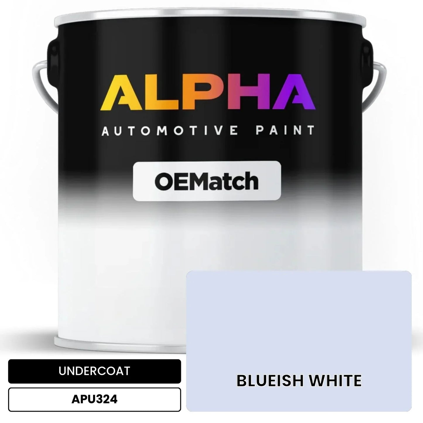 APAPU324 BLUEISH WHITE OEMatch Automotive Undercoat