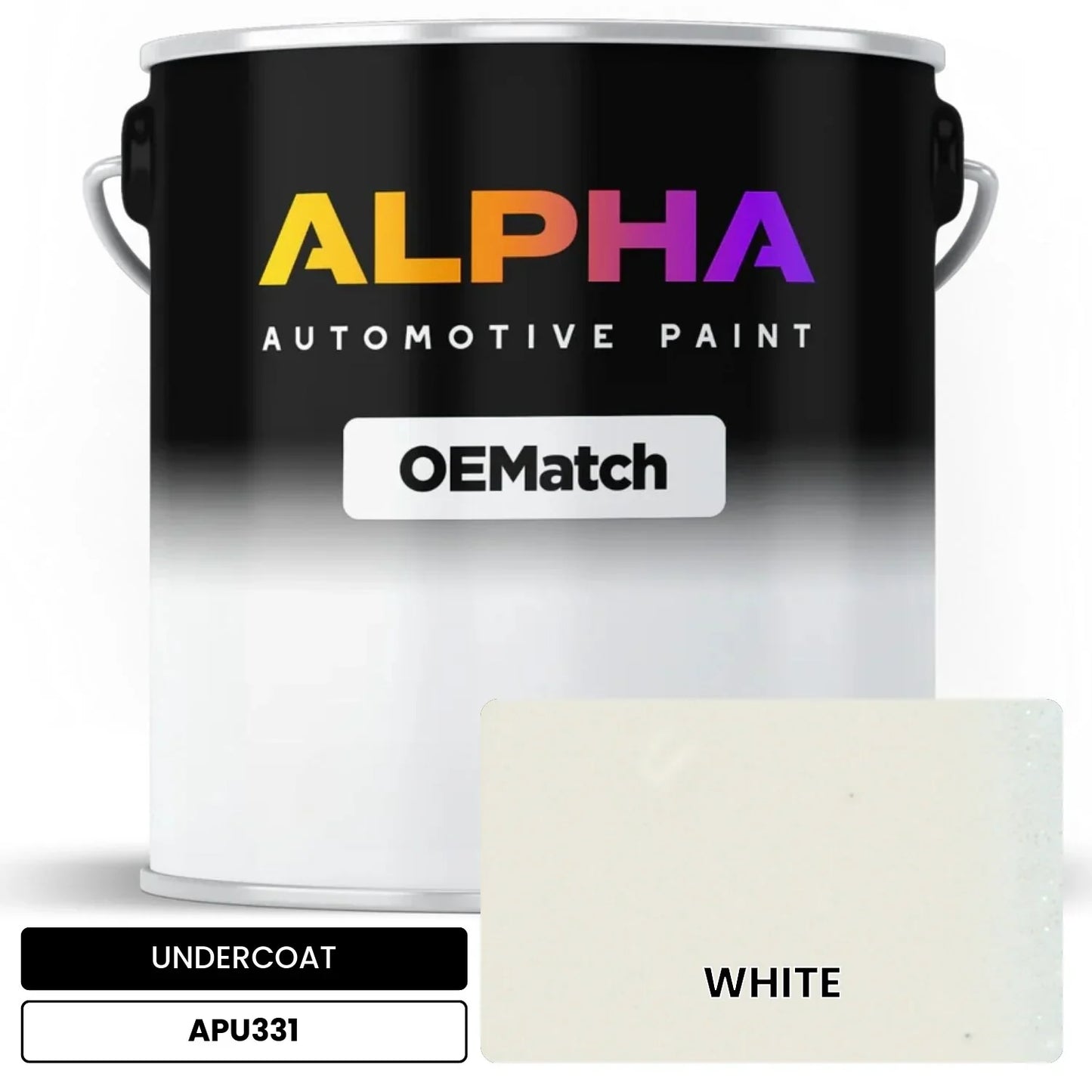 APAPU331 WHITE OEMatch Automotive Undercoat