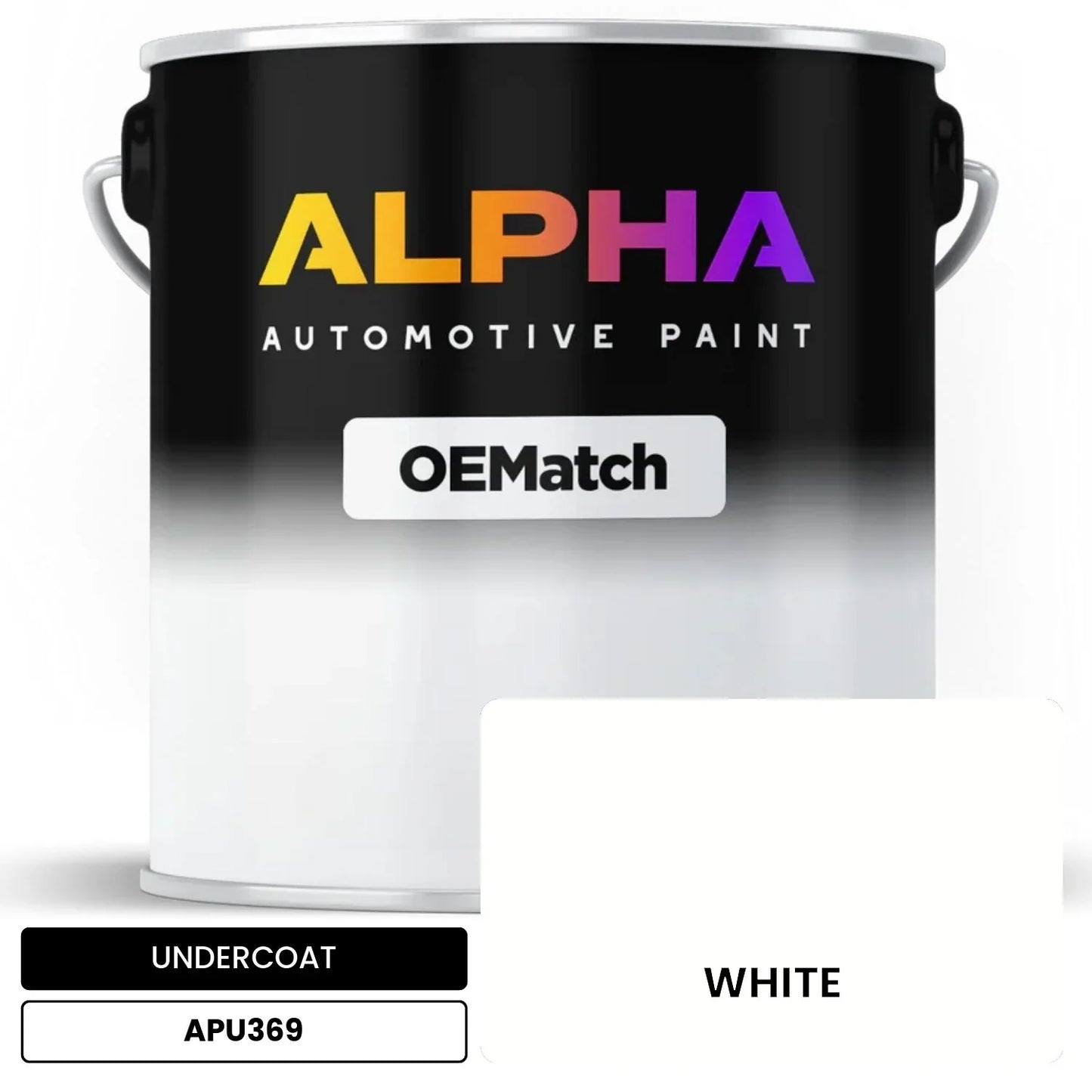 APAPU369 WHITE OEMatch Automotive Undercoat