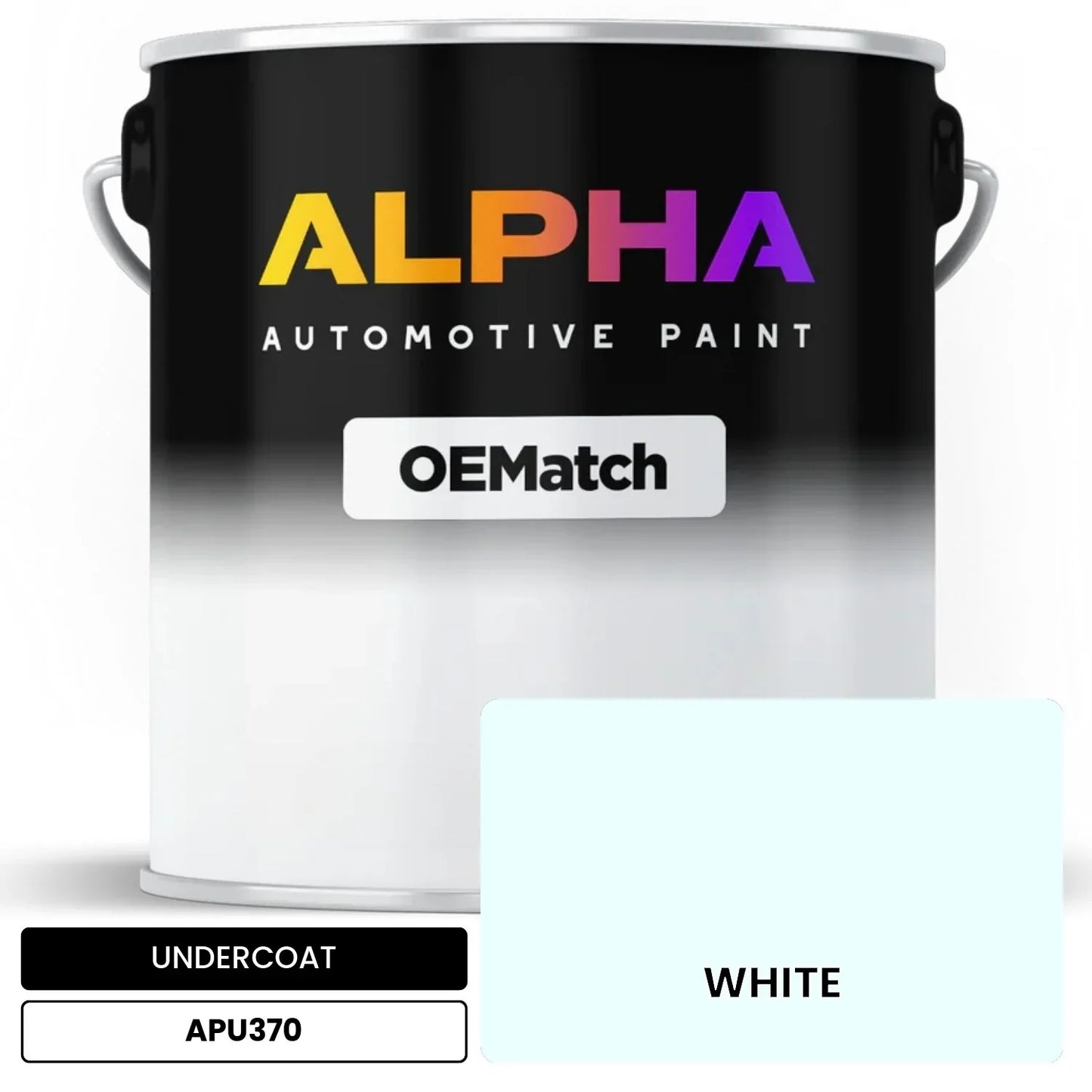 APAPU370 WHITE OEMatch Automotive Undercoat
