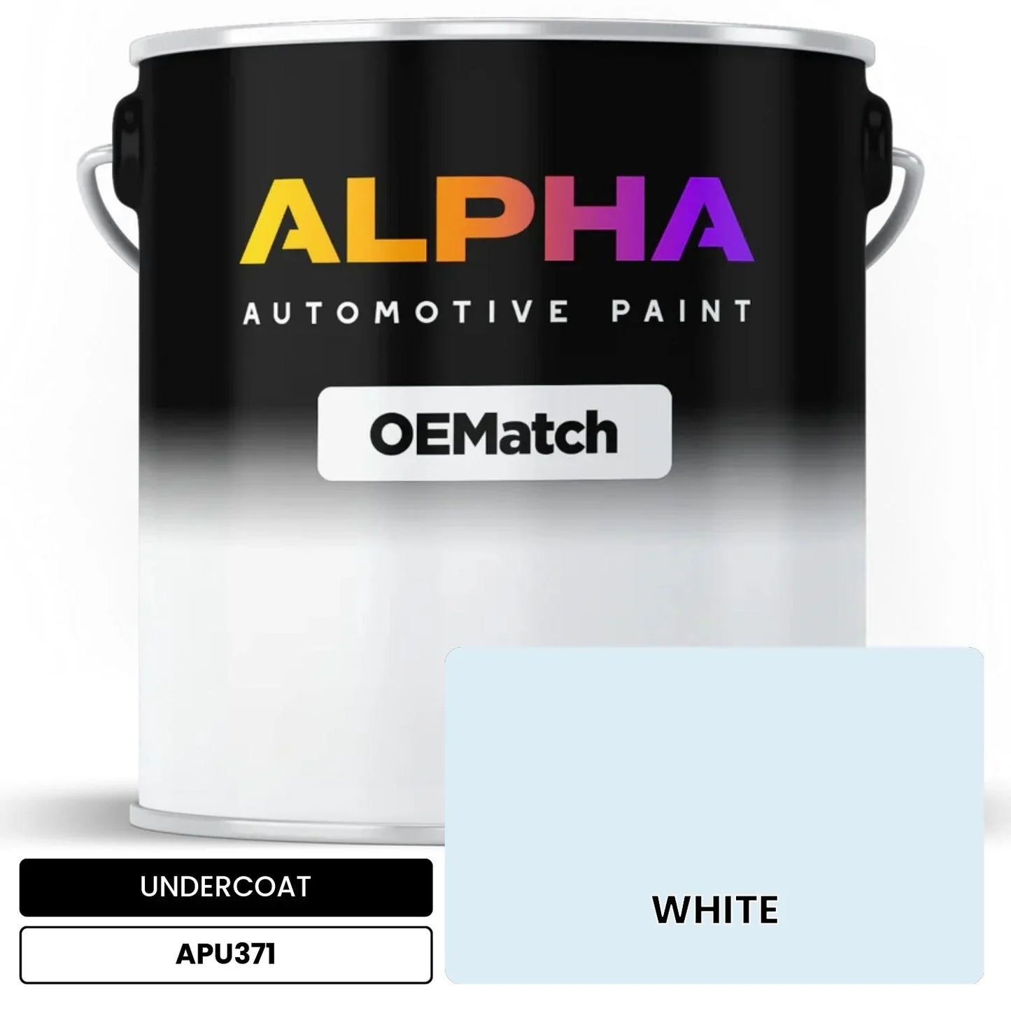 APAPU371 WHITE OEMatch Automotive Undercoat