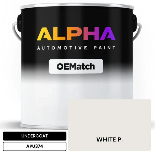 APAPU374 WHITE P. OEMatch Automotive Undercoat