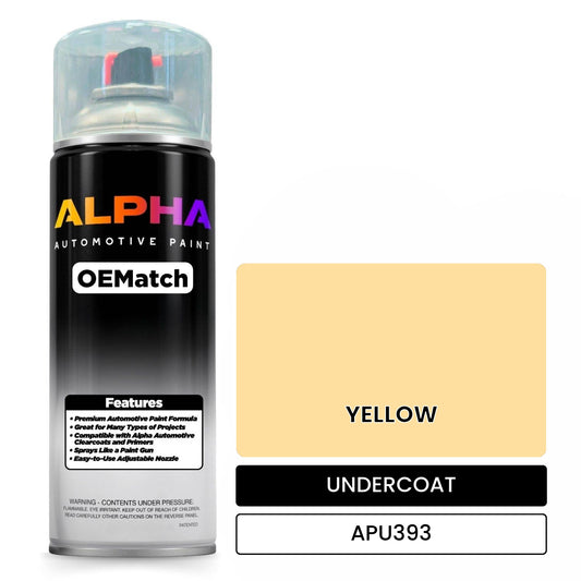 APAPU393 YELLOW OEMatch Spraycan Undercoat