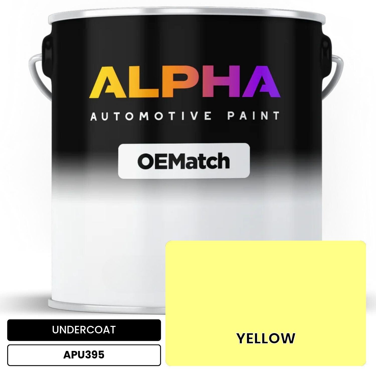 APAPU395 YELLOW OEMatch Automotive Undercoat
