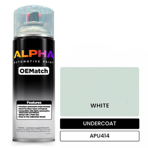 APU414 WHITE | OEMatch Automotive Spraycan Undercoat