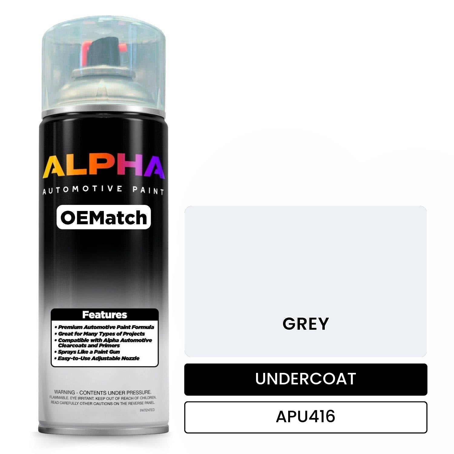 APAPU416 GREY OEMatch Spraycan Undercoat
