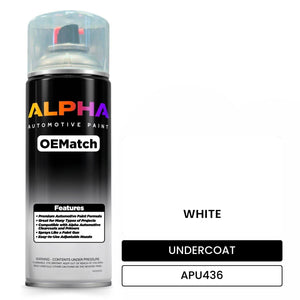 APU436 WHITE | OEMatch Automotive Spraycan Undercoat