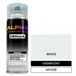 APU438 WHITE | OEMatch Automotive Spraycan Undercoat