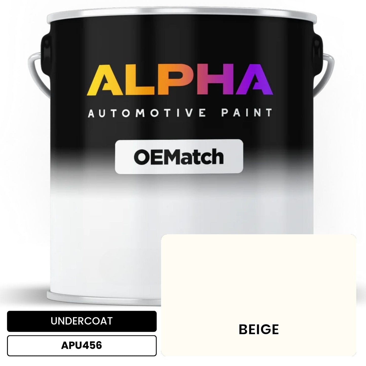 APAPU456 BEIGE OEMatch Automotive Undercoat
