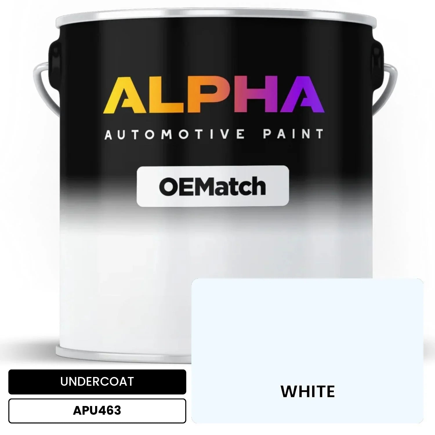 APAPU463 WHITE OEMatch Automotive Undercoat