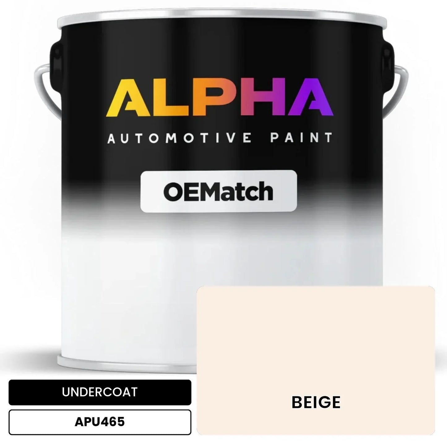 APAPU465 BEIGE OEMatch Automotive Undercoat