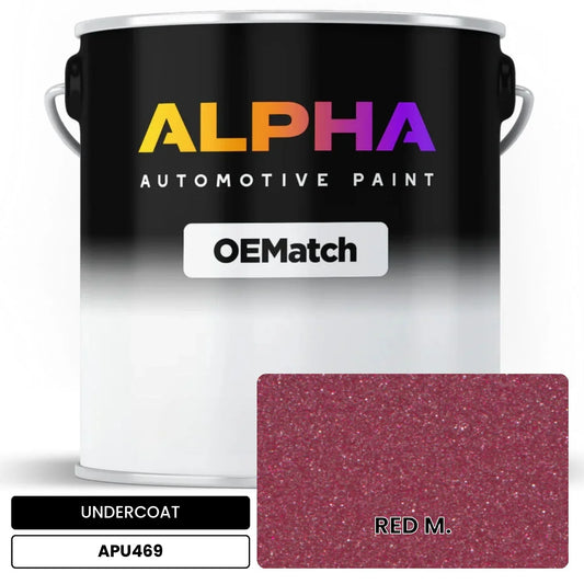 APAPU469 RED M. OEMatch Automotive Undercoat