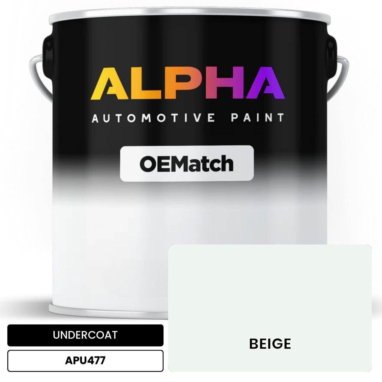 APAPU477 BEIGE OEMatch Automotive Undercoat