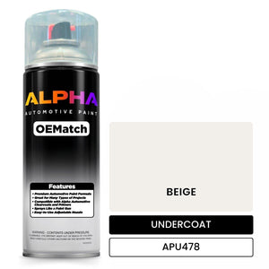 APU478 BEIGE | OEMatch Automotive Spraycan Undercoat