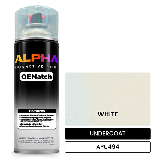 APAPU494 WHITE OEMatch Spraycan Undercoat
