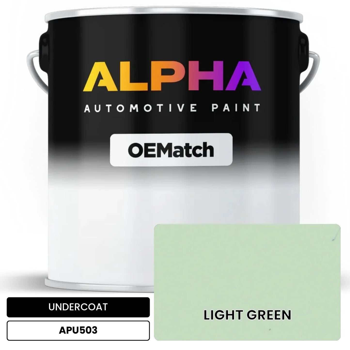 APAPU503 LIGHT GREEN OEMatch Automotive Undercoat