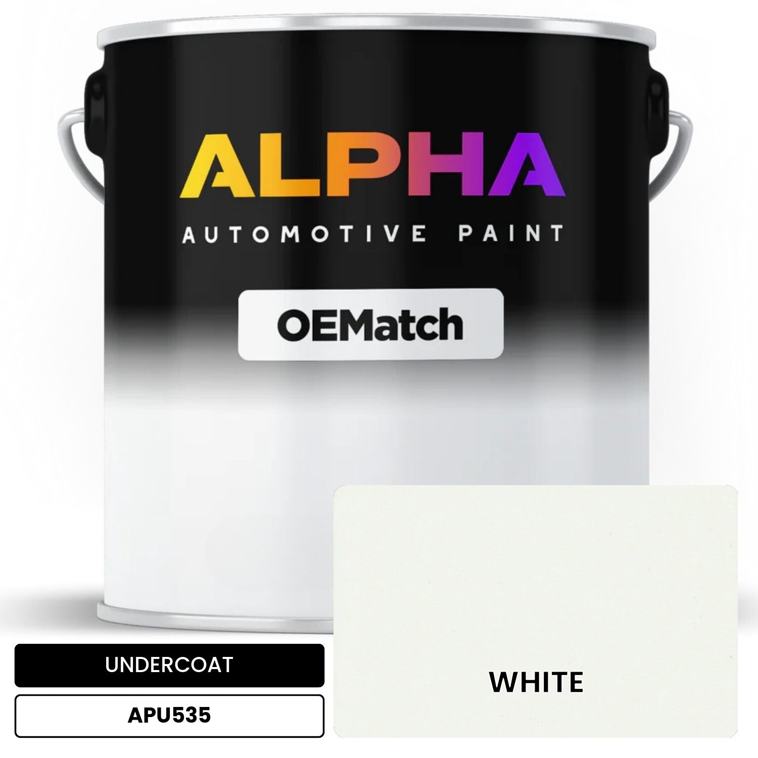 APAPU535 WHITE OEMatch Automotive Undercoat