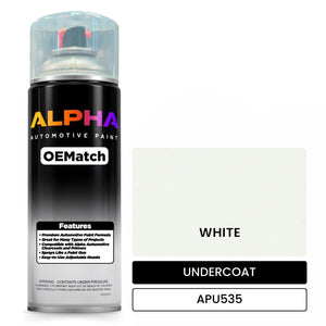 APU535 WHITE | OEMatch Automotive Spraycan Undercoat